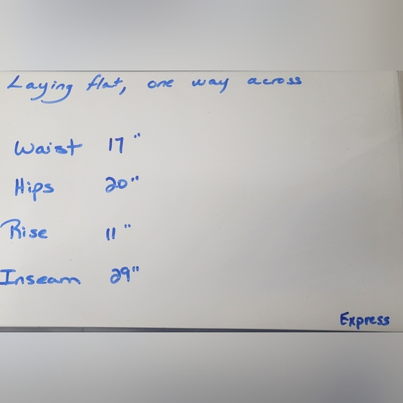 Express Skinny Jeans 34 X 30  Zipper Fly Five Pocket Pale Blush Color - Picture 8 of 8